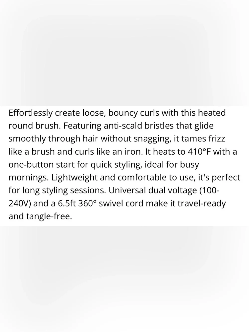 1.5” Thermal CURLING Iron with 6.5” Swivel Cord